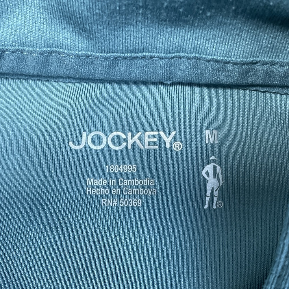 💥 Jockey Women's M Activewear Sweatshirt Blue e0225 - Picture 2 of 5